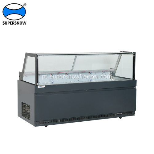 Geladeira de porta dupla compacta comercial geladeira de freezer